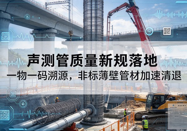 新乡声测管质量新规落地，一物一码溯源，非标薄壁管材加速清退